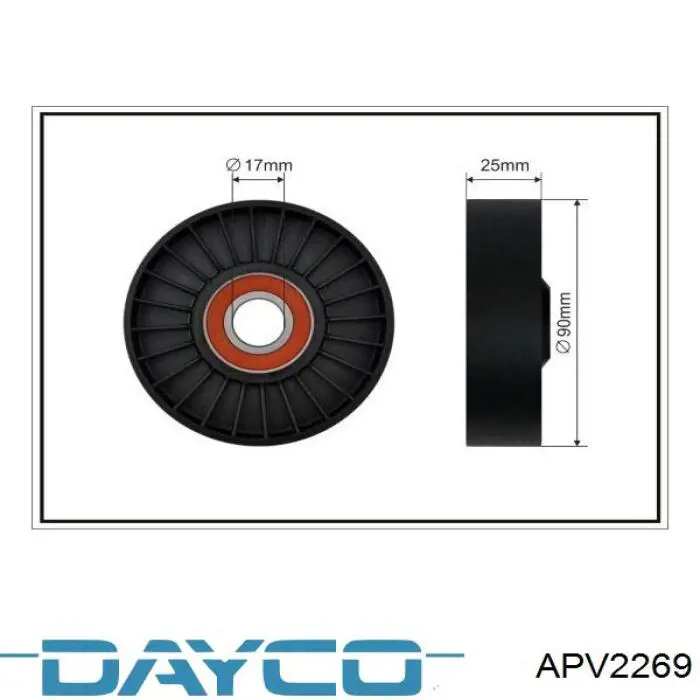 APV2269 Dayco натягувач приводного ременя