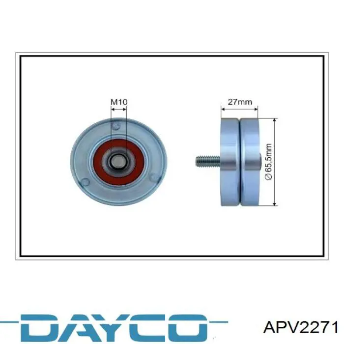 Натягувач приводного ременя Dayco APV2271 ціна, від 113.58 USD
