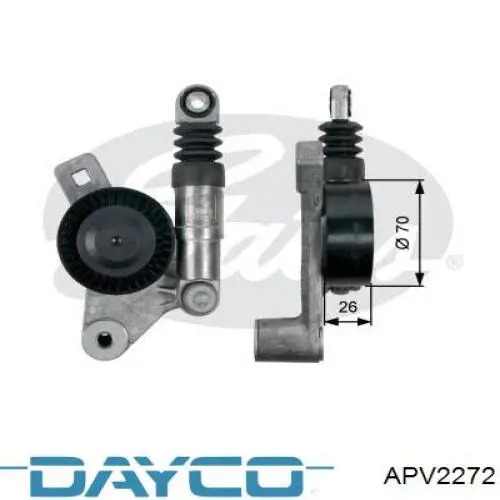 APV2272 Dayco Натяжна планка поліклинового ременя
