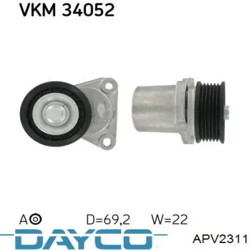 APV2311 Dayco натягувач приводного ременя