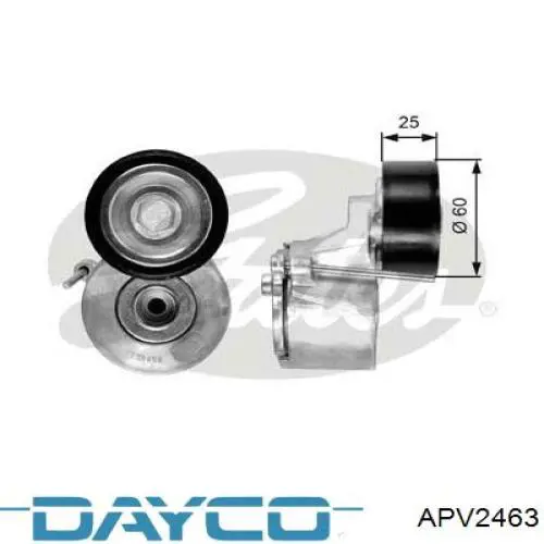 Натягувач приводного ременя APV2463 Dayco