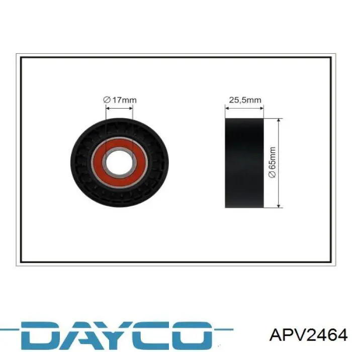 Купити APV2464 Dayco Натягувач приводного ременя