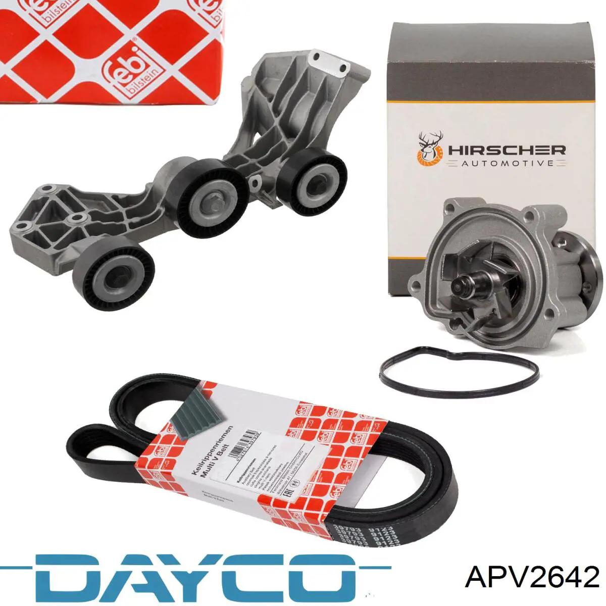 Натягувач приводного ременя Dayco APV2642 ціна, від 119.42 USD