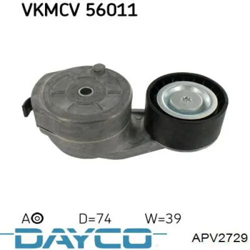 Натягувач приводного ременя Dayco APV2729
