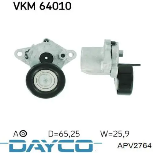 Натягувач приводного ременя APV2764 Dayco