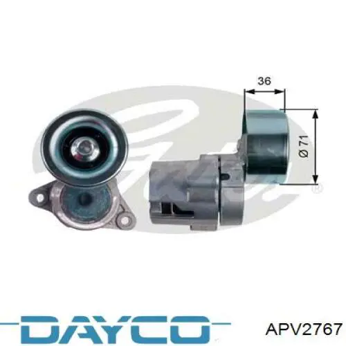 Натягувач приводного ременя Dayco APV2767