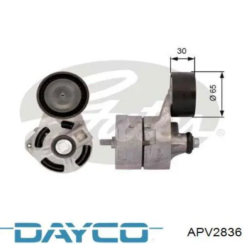 Натягувач приводного ременя APV2836 Dayco