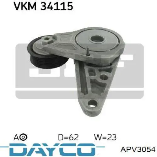 APV3054 Dayco Натяжна планка поліклинового ременя