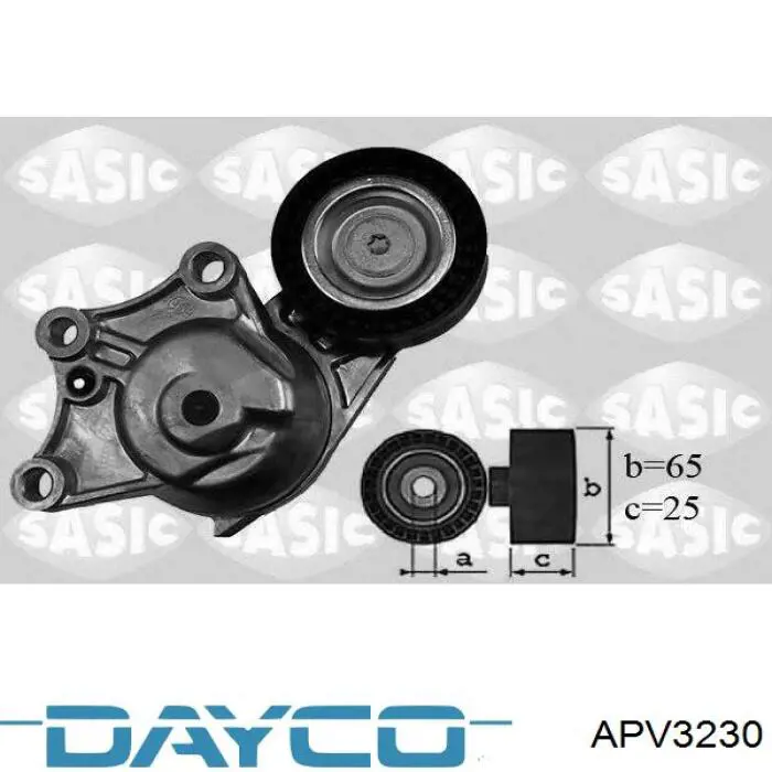 Натягувач приводного ременя APV3230 Dayco