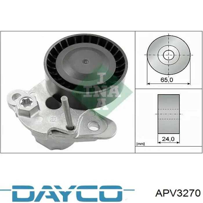 Купити APV3270 Dayco Натягувач приводного ременя