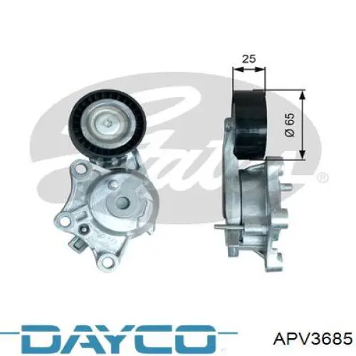APV3685 Dayco Натяжна планка поліклинового ременя