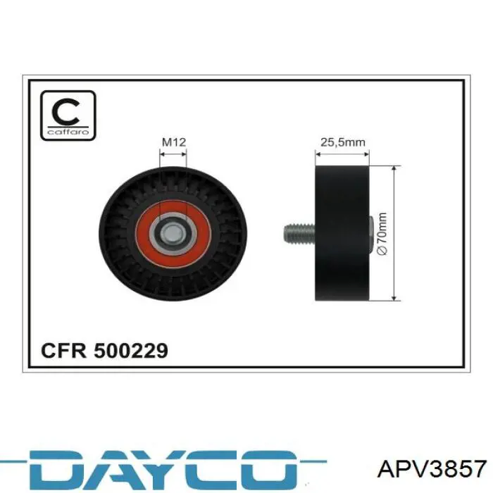 Купити APV3857 Dayco Натягувач приводного ременя