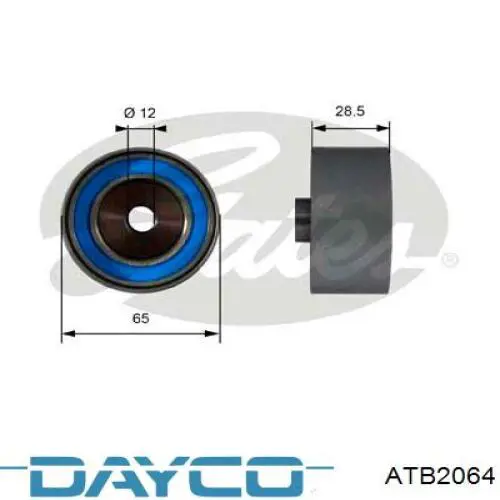 Ролик ременя ГРМ, паразитний Dayco ATB2064 ціна, від 21.72 USD