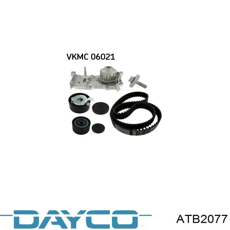 Ролик ременя ГРМ, паразитний Dayco ATB2077 ціна, від 11.47 USD