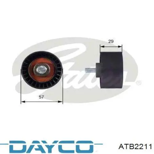 Ролик паразитний ГРМ ATB2211 Dayco