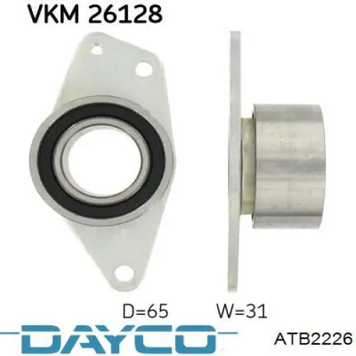 Ролик ременя ГРМ, паразитний Dayco ATB2226 ціна, від 28.11 USD