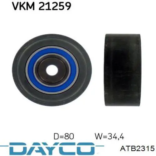 Купити ATB2315 Dayco Ролик паразитний ГРМ