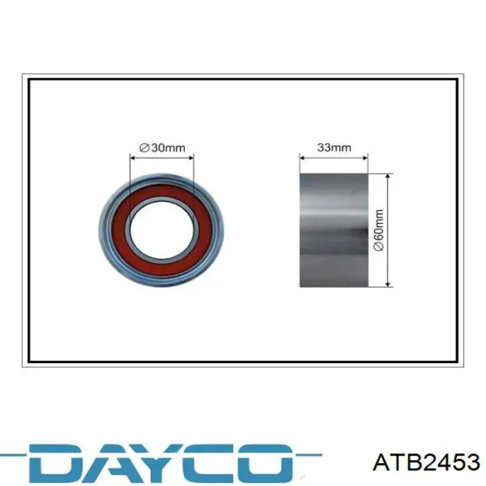 Купити ATB2453 Dayco Натяжний ролик