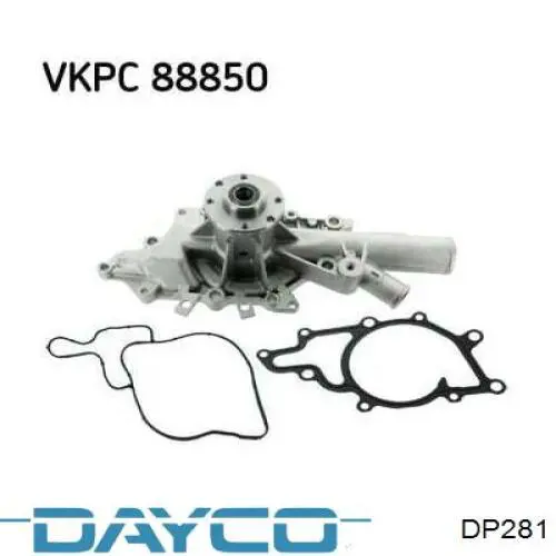 Купити DP281 Dayco Насос охолоджуючої рідини