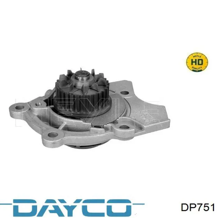 DP751 Dayco Помпа водяна, (насос) охолодження, в зборі з корпусом
