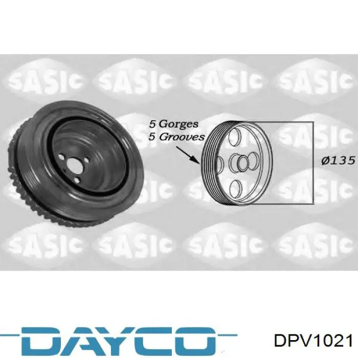 Шків колінвала (демпфер ) Fiat/Alfa/Lancia 0046791865 ціна, від 40.19 USD