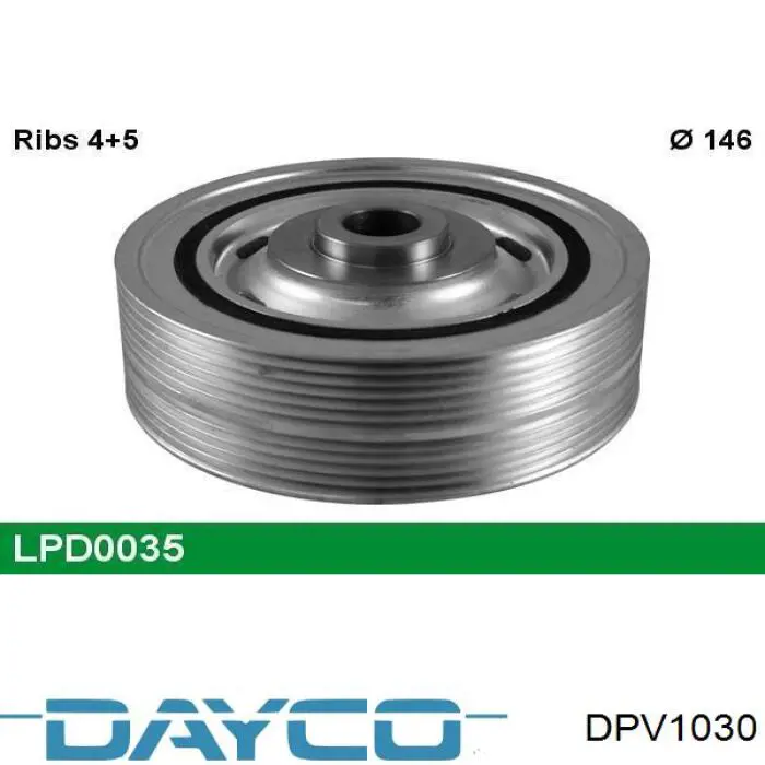 Шків колінвала DPV1030 Dayco
