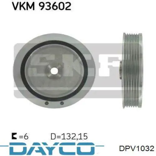 Шків колінвала DPV1032 Dayco
