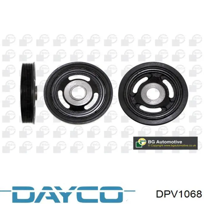 Шків колінвала (демпфер ) Dayco DPV1068 ціна, від 72.51 USD
