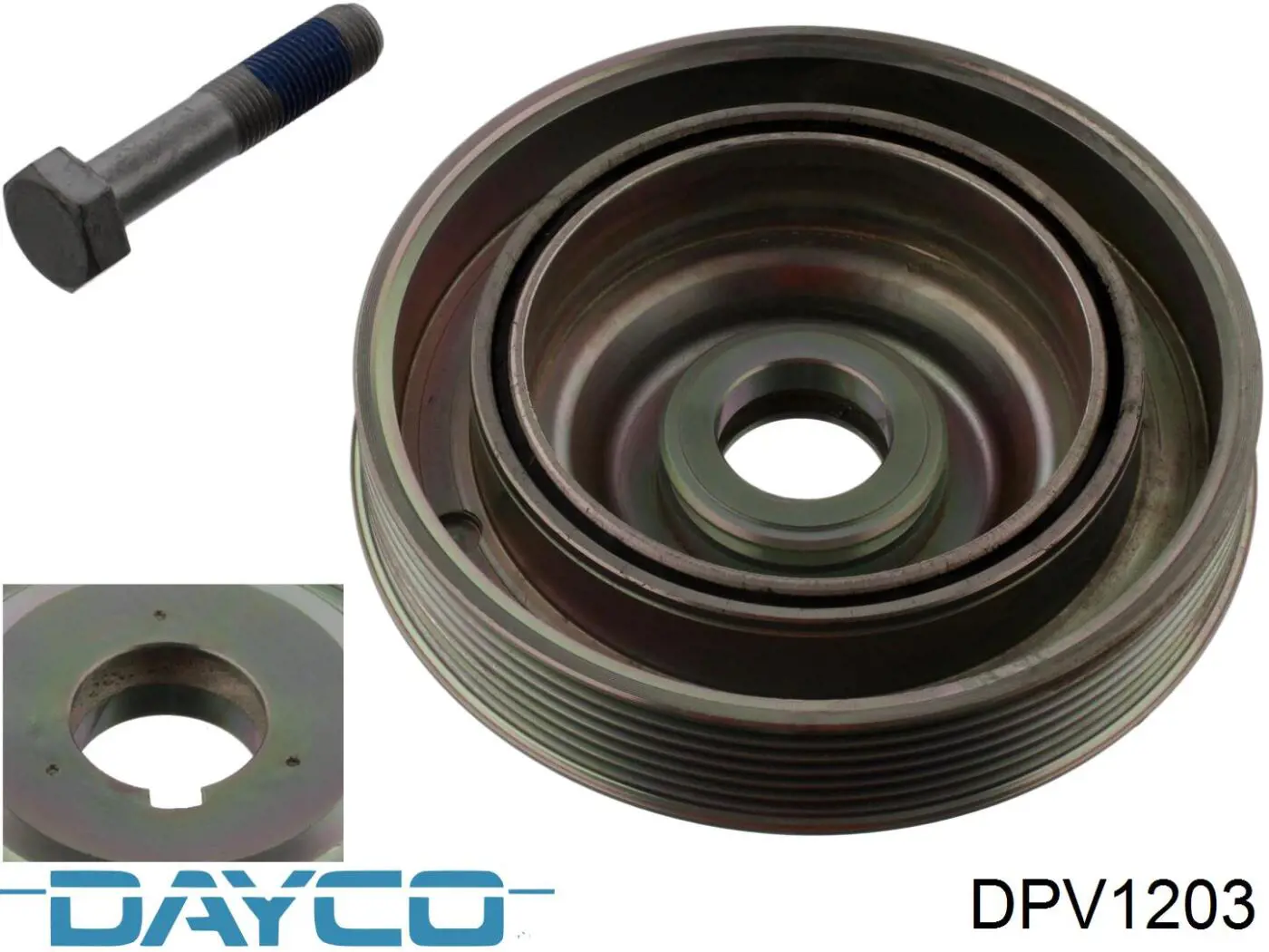 Шків колінвала (демпфер ) Dayco DPV1203 ціна, від 38.01 USD