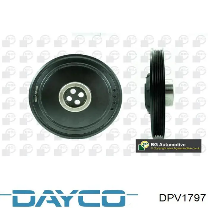 Шків колінвала (демпфер ) Dayco DPV1797 ціна, від 178.63 USD