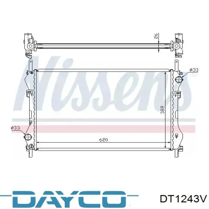Автомобільний термостат Dayco DT1243V ціна, від 14.65 USD
