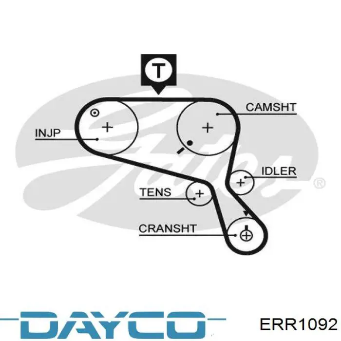 Купити ERR1092 Dayco Ремінь газорозподільного механізму