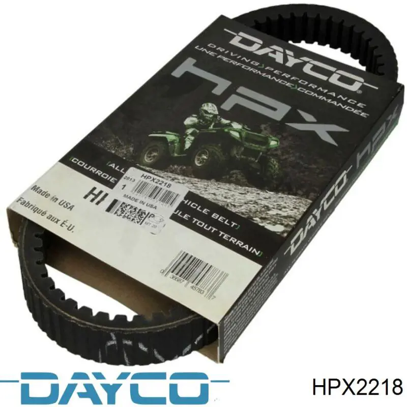 HPX2218 Dayco Ремінь варіаторної коробки передач
