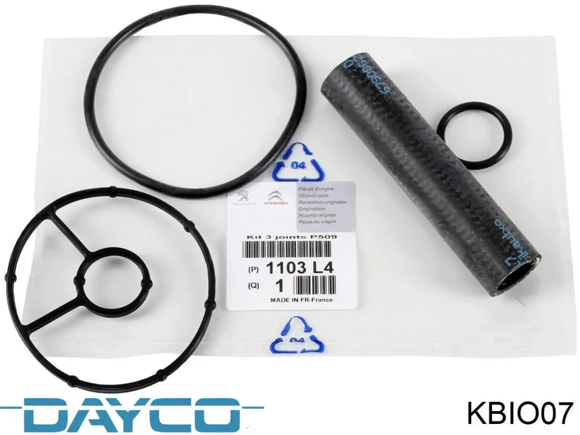 KBIO07 Dayco Ремінь ГРМ, комплект