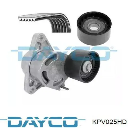 KPV025HD Dayco Ремінь приводний, агрегатів, комплект
