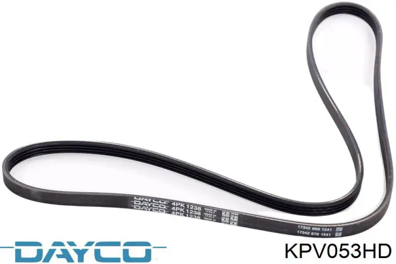 Ремінь приводний, агрегатів, комплект Dayco KPV053HD