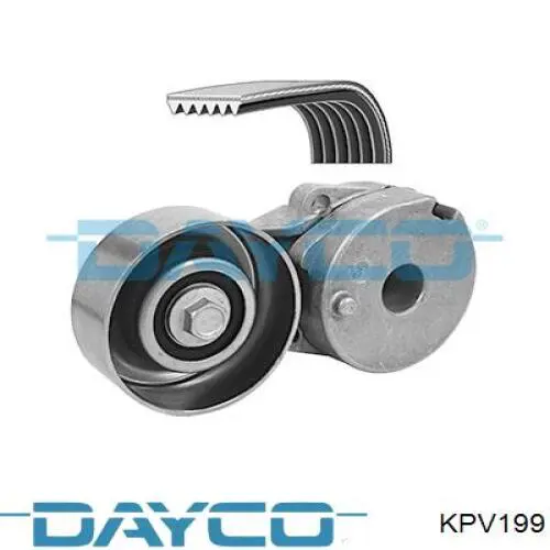 KPV199 Dayco Ремінь приводний, агрегатів, комплект