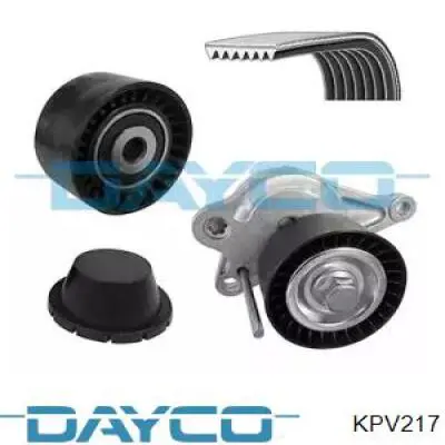 KPV217 Dayco ремінь приводний, агрегатів, комплект