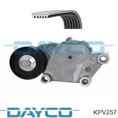 KPV257 Dayco ремінь приводний, агрегатів, комплект