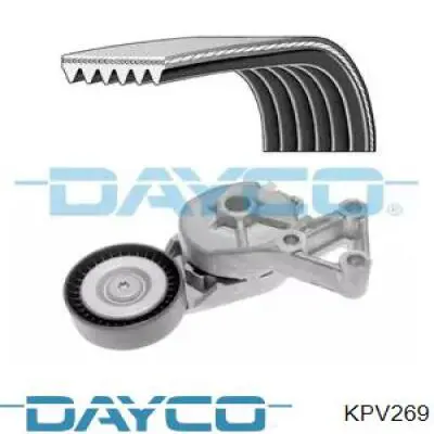 Ремінь приводний, агрегатів, комплект Dayco KPV269 ціна, від 41.18 USD