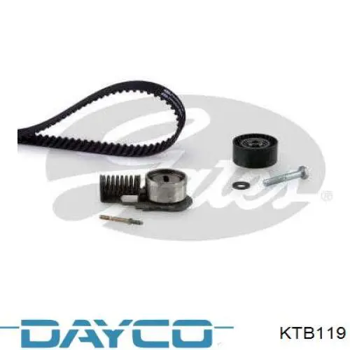 KTB119 Dayco Ремінь ГРМ, комплект