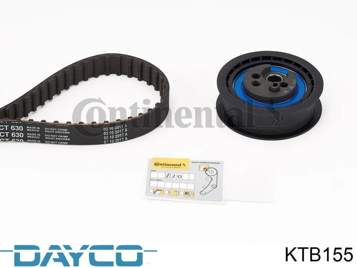 Комплект ГРМ Dayco KTB155 ціна, від 56.74 USD