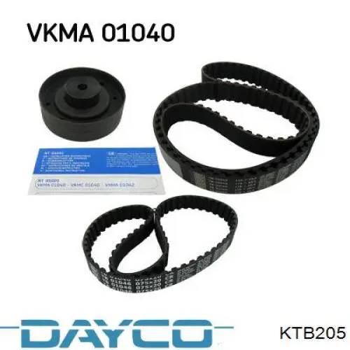 Комплект ГРМ Dayco KTB205 ціна, від 40.18 USD