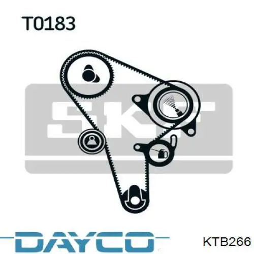 Ремкомплект ГРМ Dayco KTB266