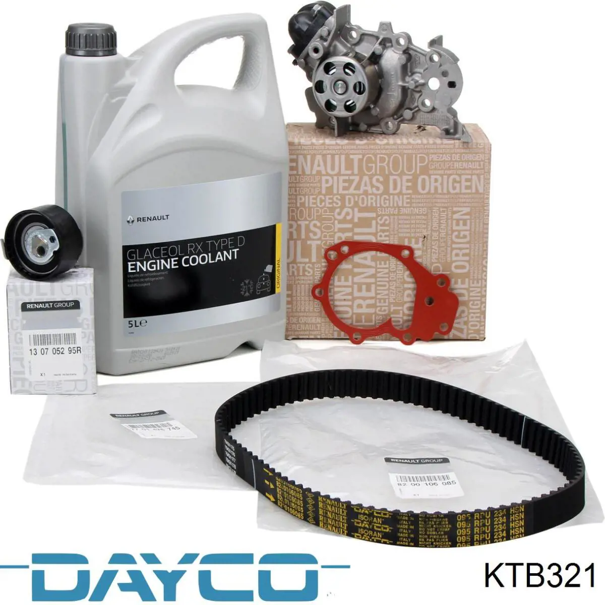 Комплект ГРМ Dayco KTB321 ціна, від 41.73 USD