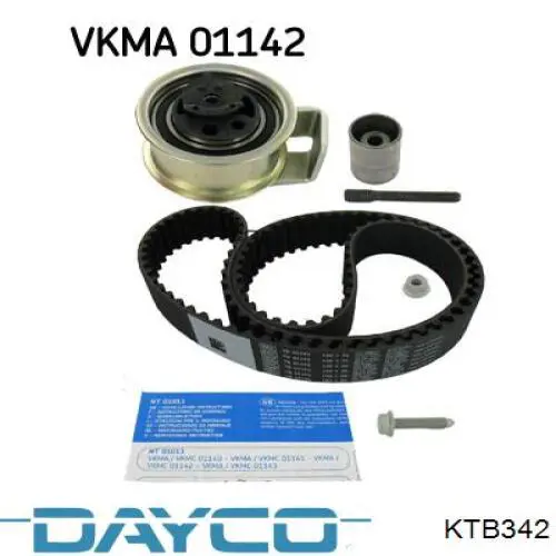 Комплект ГРМ Dayco KTB342 ціна, від 80.28 USD