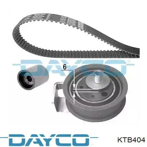 Комплект ГРМ Dayco KTB404 ціна, від 71.17 USD