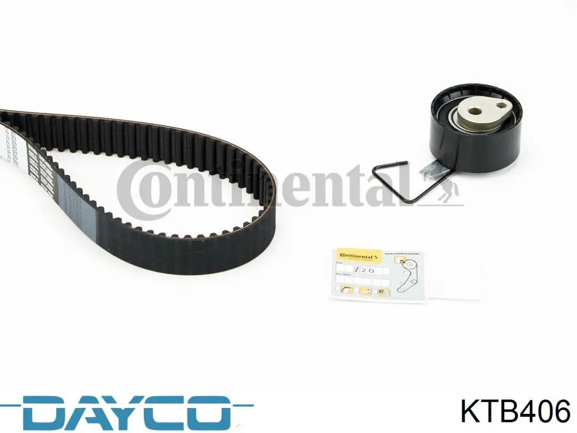 Комплект ГРМ Dayco KTB406 ціна, від 46.37 USD