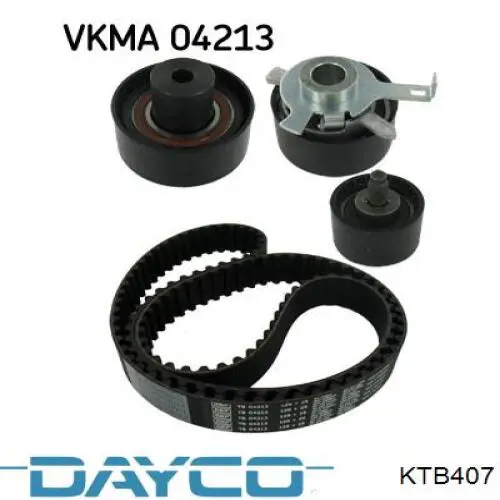 Комплект ГРМ Dayco KTB407 ціна, від 74.13 USD