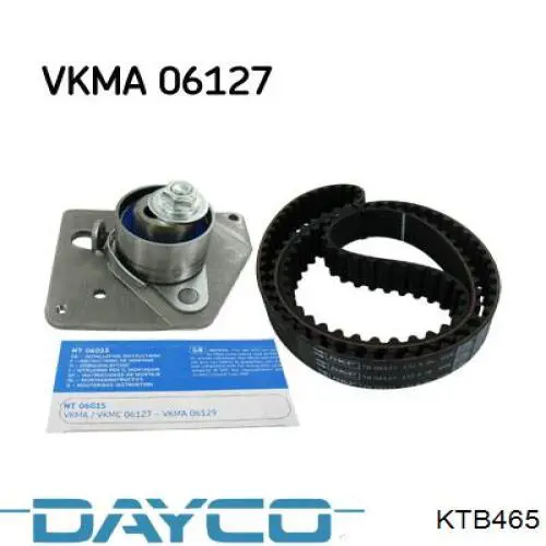 Комплект ГРМ Dayco KTB465 ціна, від 58.71 USD